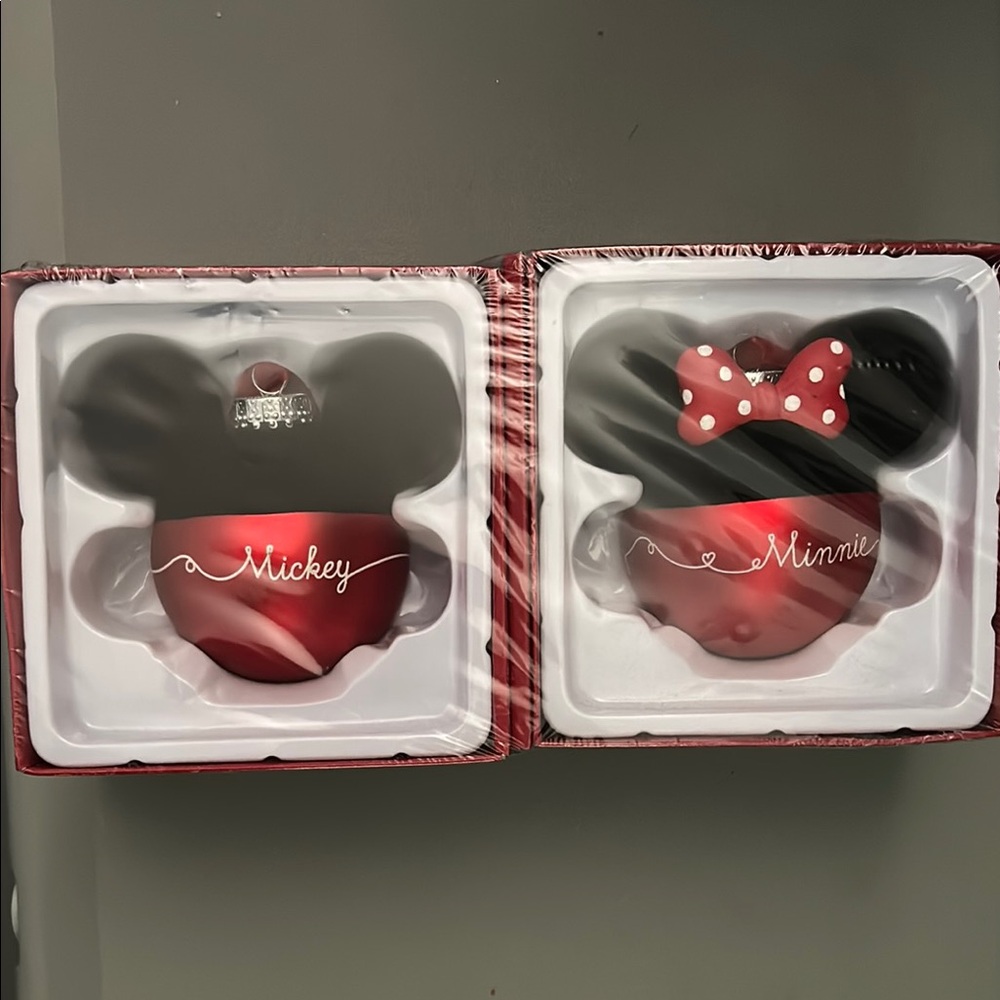 Mickey and Minnie Mouse Ornaments